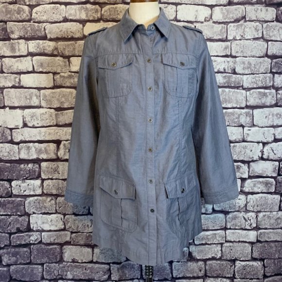 Chico's Jackets & Blazers - Chico's Light Weight Button Down Jacket Size M